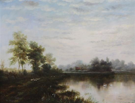 Oil on canvas, Landscape